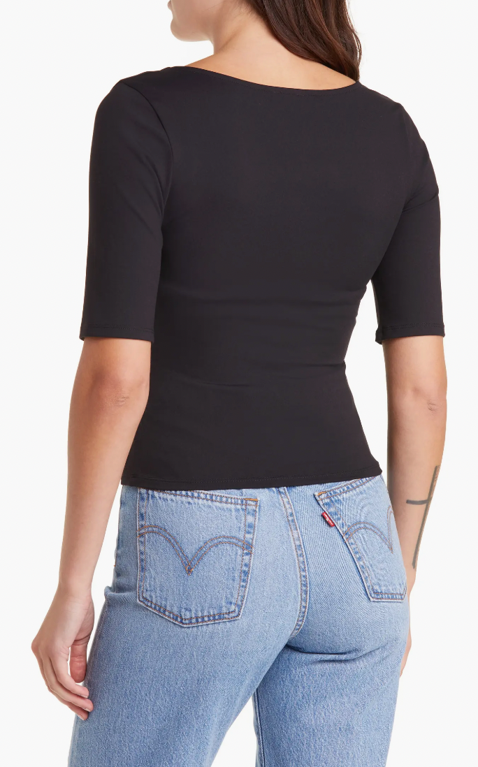 Autumn Sun Top in Black