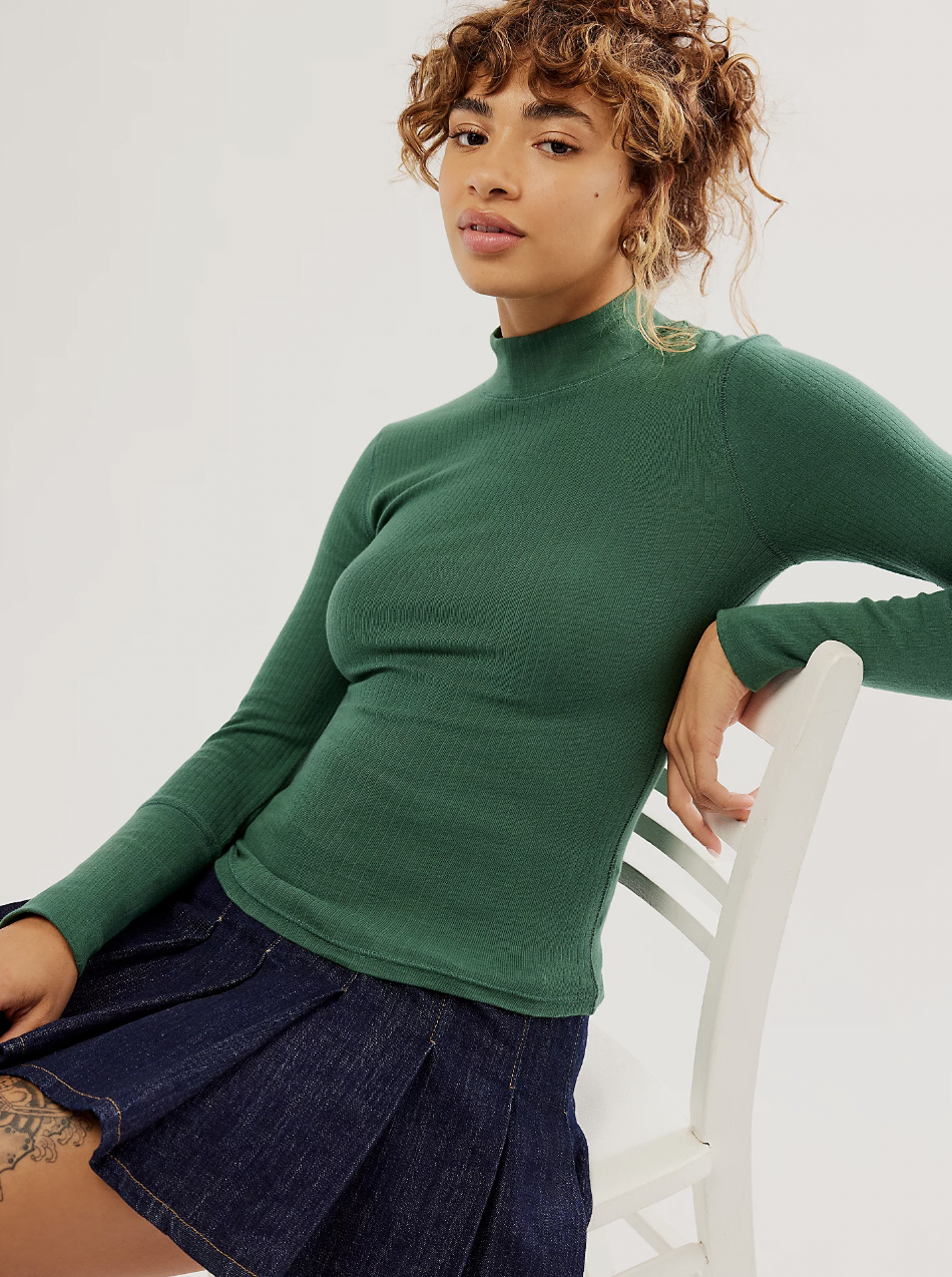 The Rickie Top in Evergreen