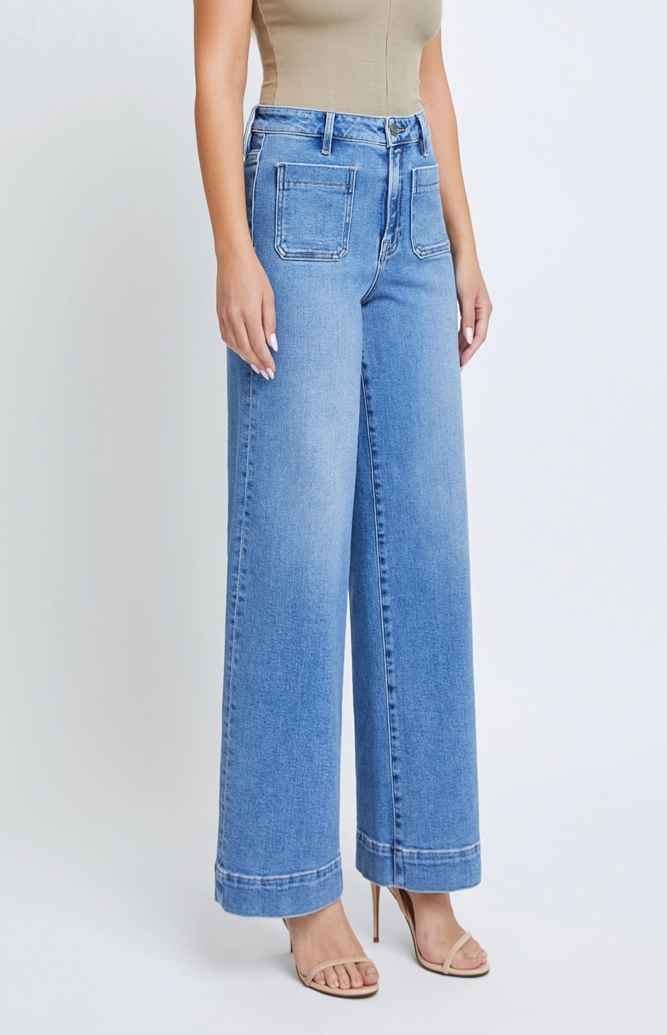 Nori High Waist Wide Pant - Shop Wild Ivy