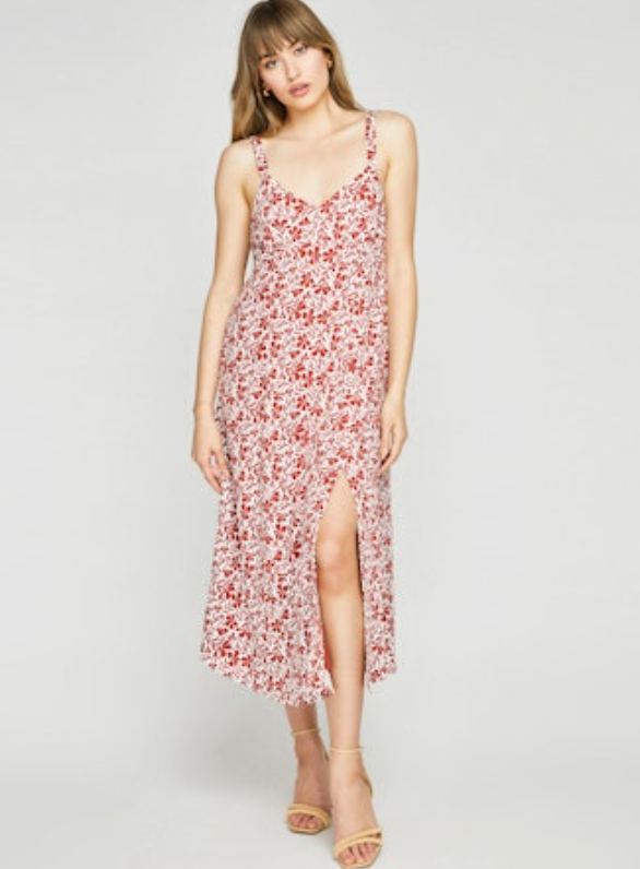 Esme Dress in Chili Floral - Shop Wild Ivy