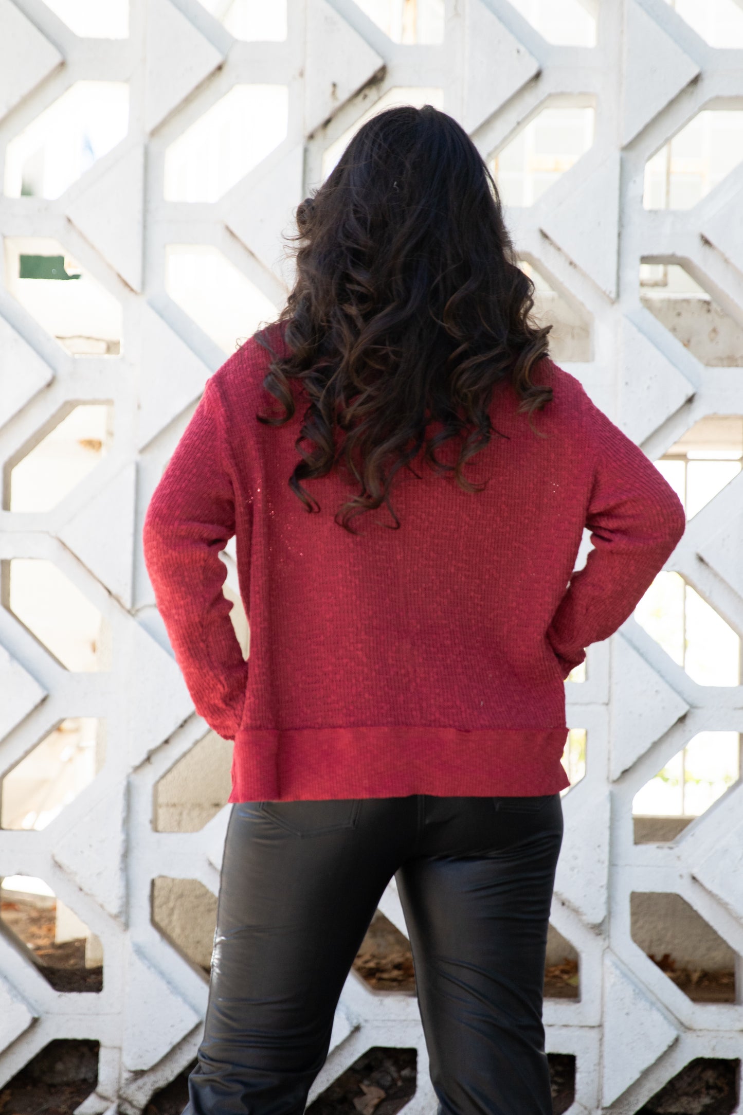 Tommy Turtleneck in Blended Berry