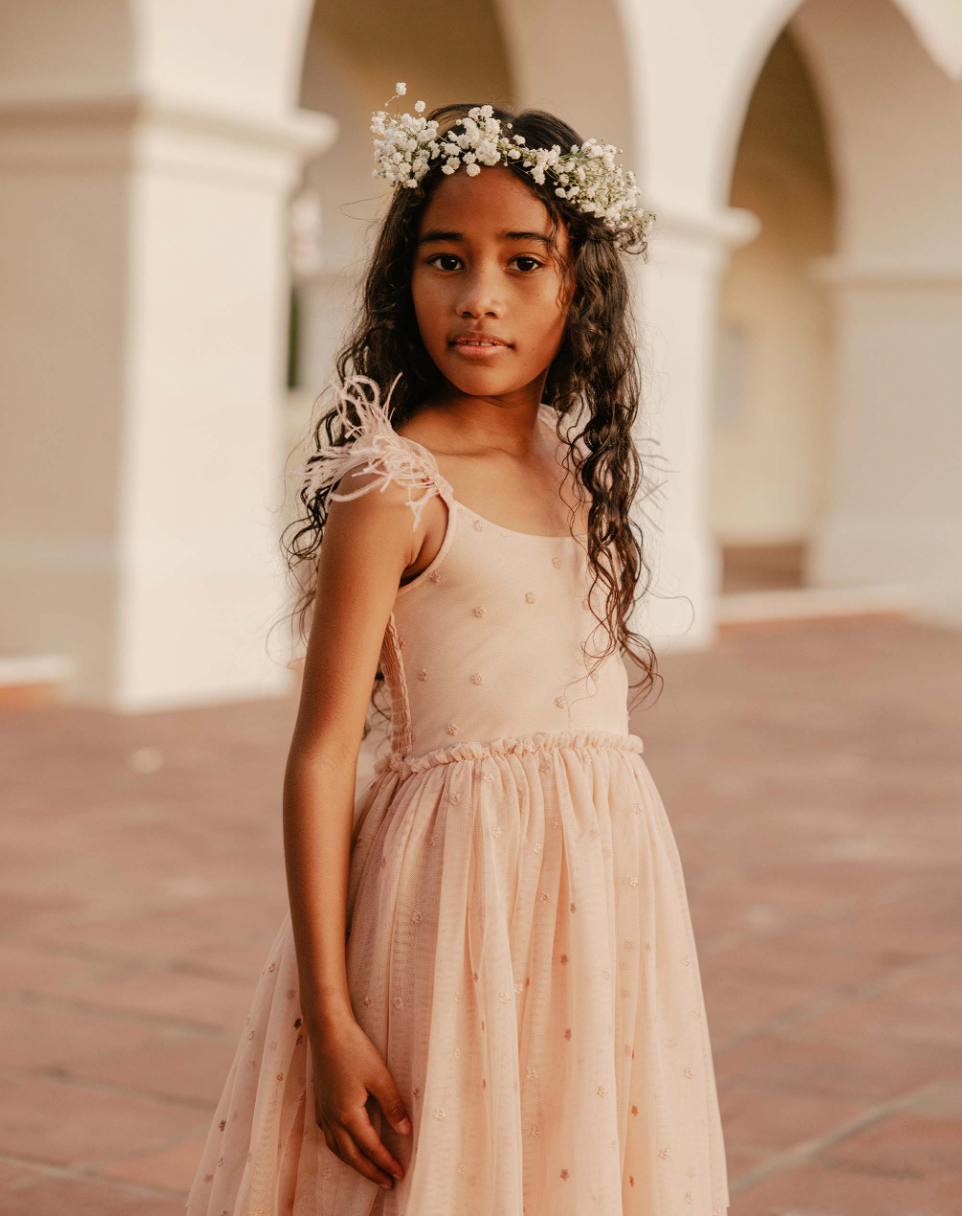 poppy dress | dusty rose
