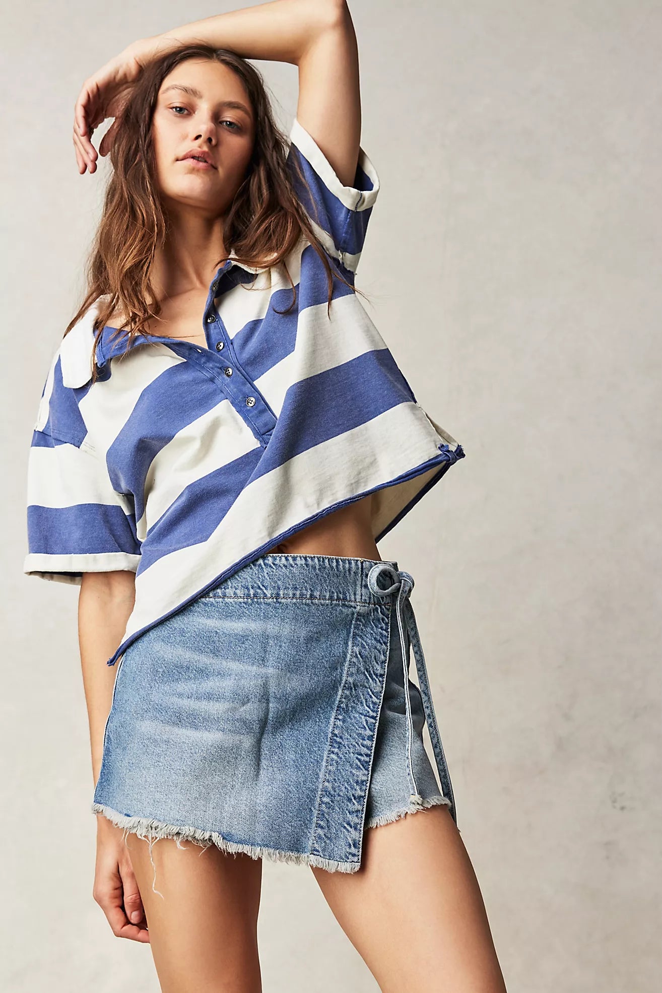EMMY DENIM SKORT