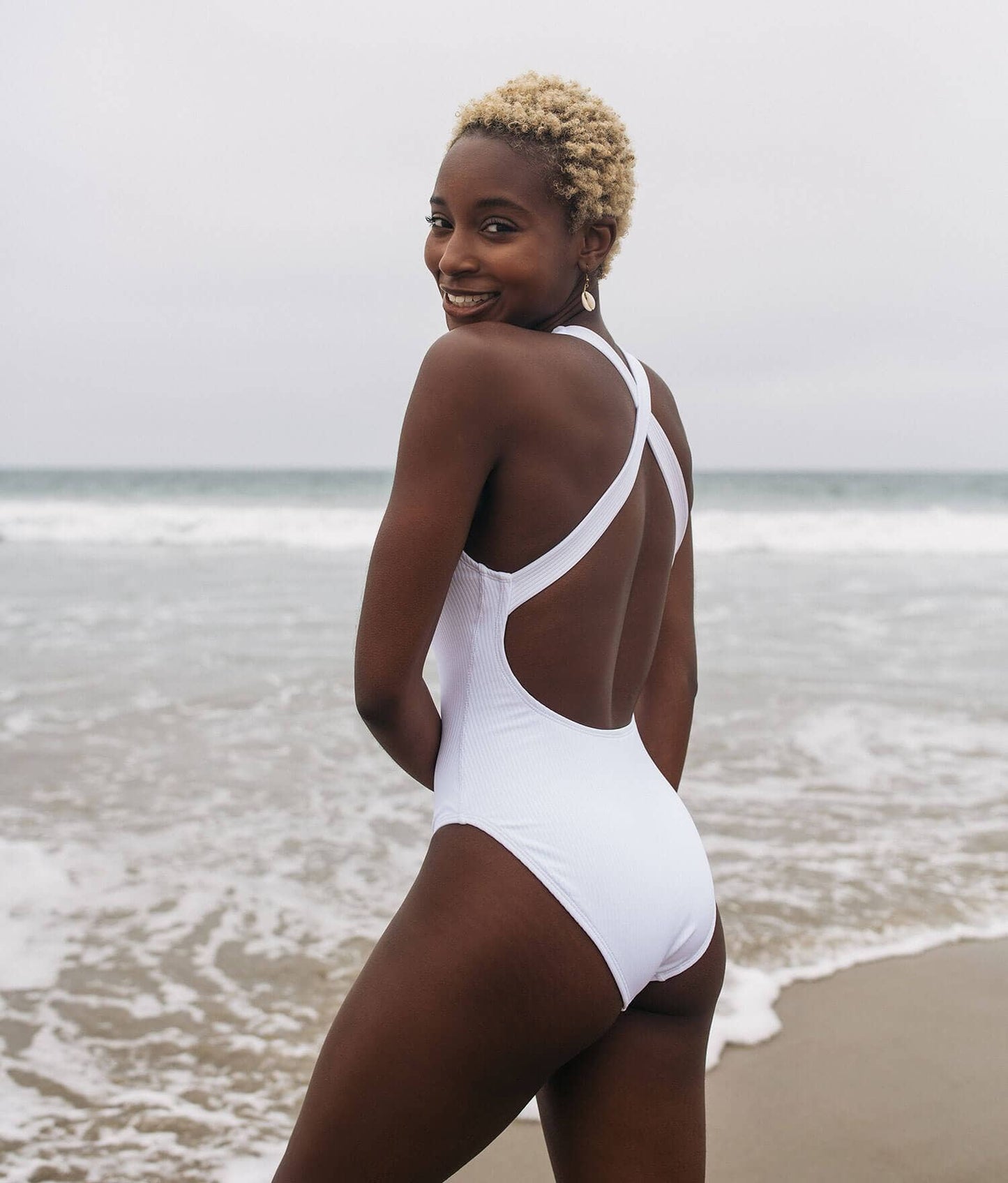 The Tulum Ribbed White Classic by Andie Swim - Shop Wild Ivy