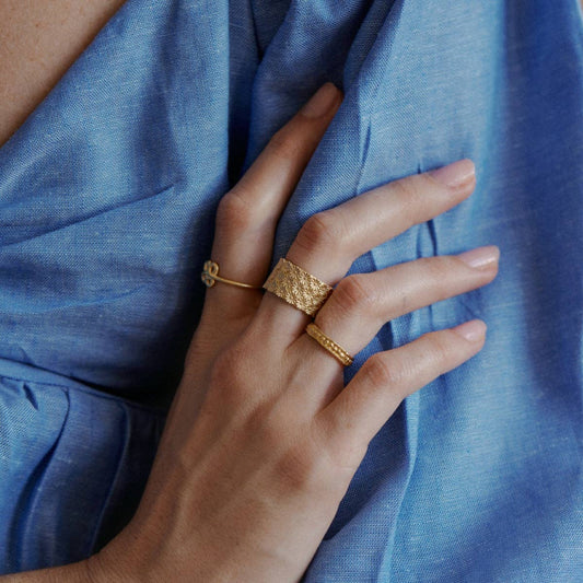 Marguerite Ring | Jewelry Gold Gift Waterproof - Shop Wild Ivy