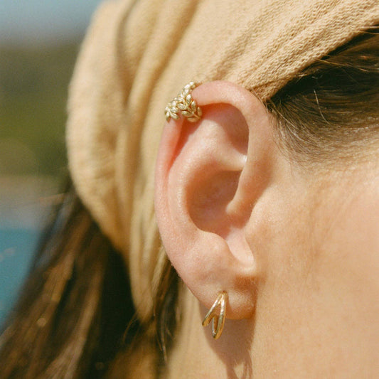 Laurea Ear Cuff | Jewelry Gold Gift Waterproof - Shop Wild Ivy
