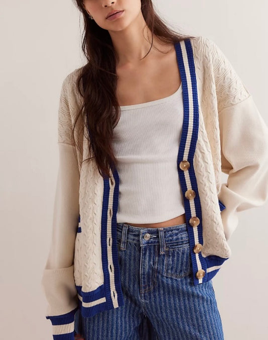 We The Free Varsity Cardi