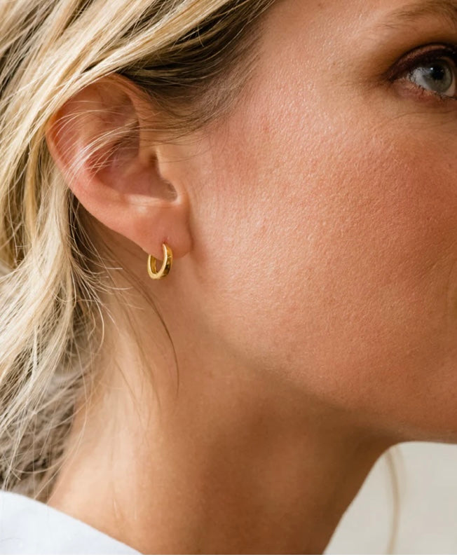 Hinge Hoops - Vermeil