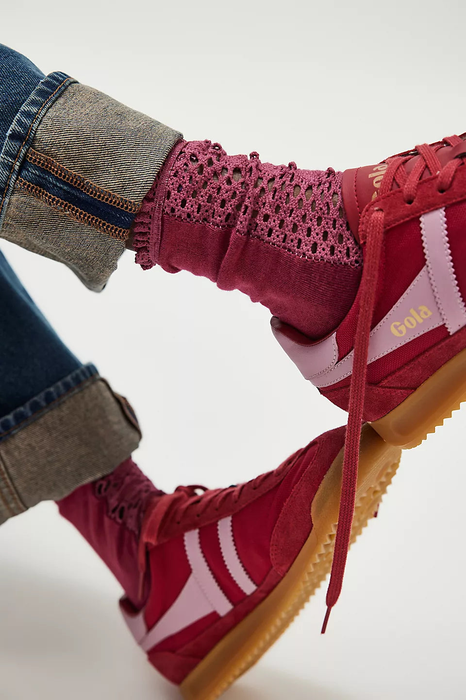 FP Rubies Crochet Socks
