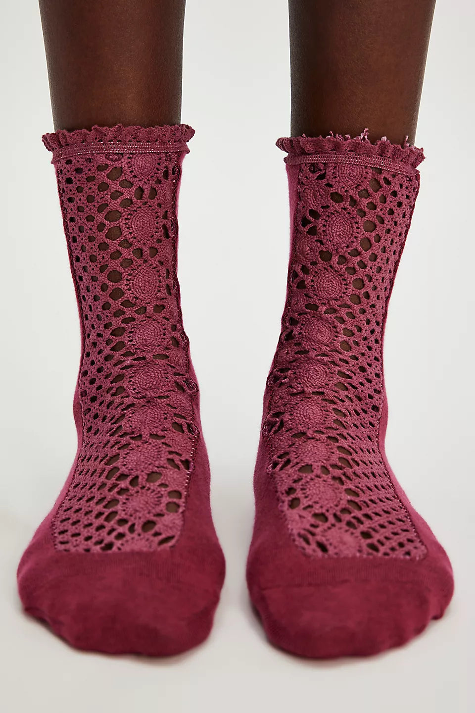 FP Rubies Crochet Socks