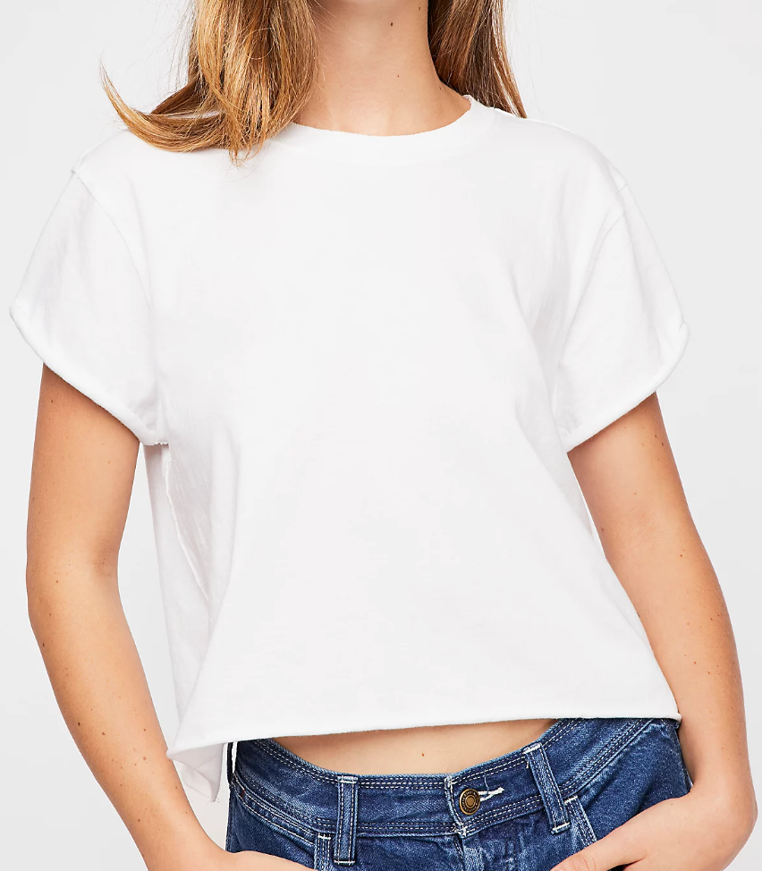 The Perfect Tee in White by Free People - Shop Wild Ivy