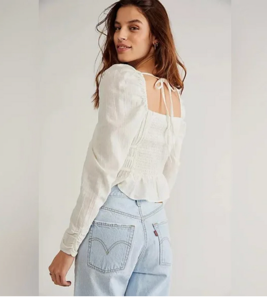 White Chloe Top by Free People - Shop Wild Ivy