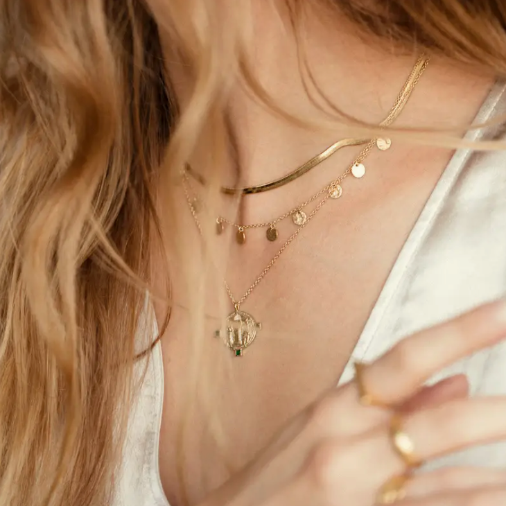 Alceste Necklace in Gold - Shop Wild Ivy