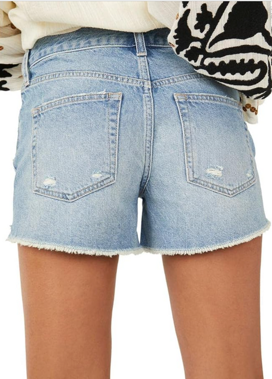 maggie mid rise short in Kiss Me by free people - Shop Wild Ivy