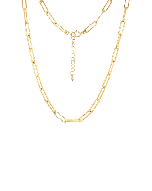 gold chain necklace, 