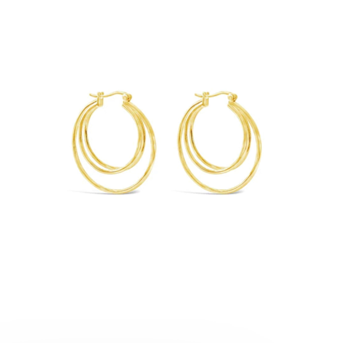 American Woman Hoop Earrings