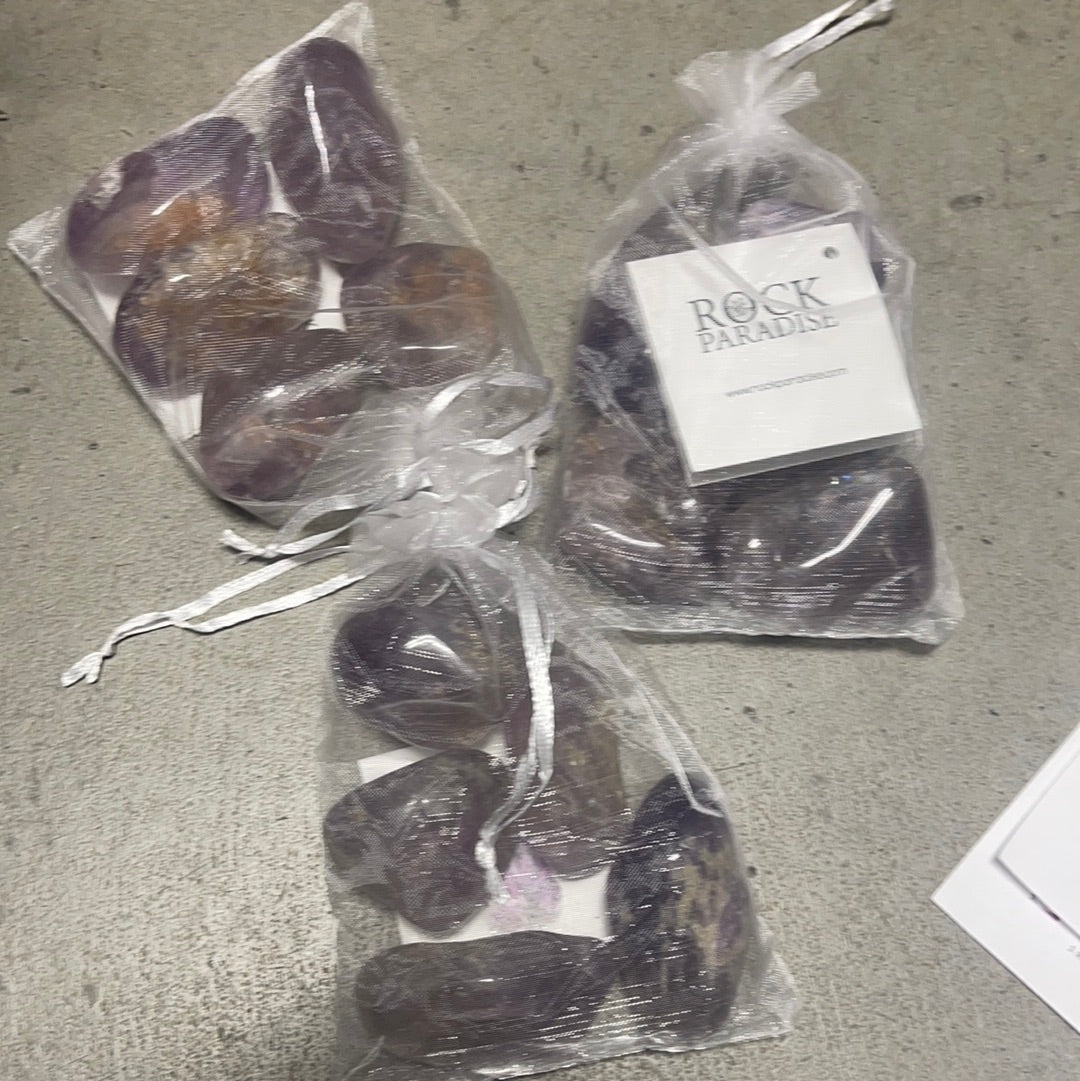 5 Pieces of Large Tumbles Amethyst